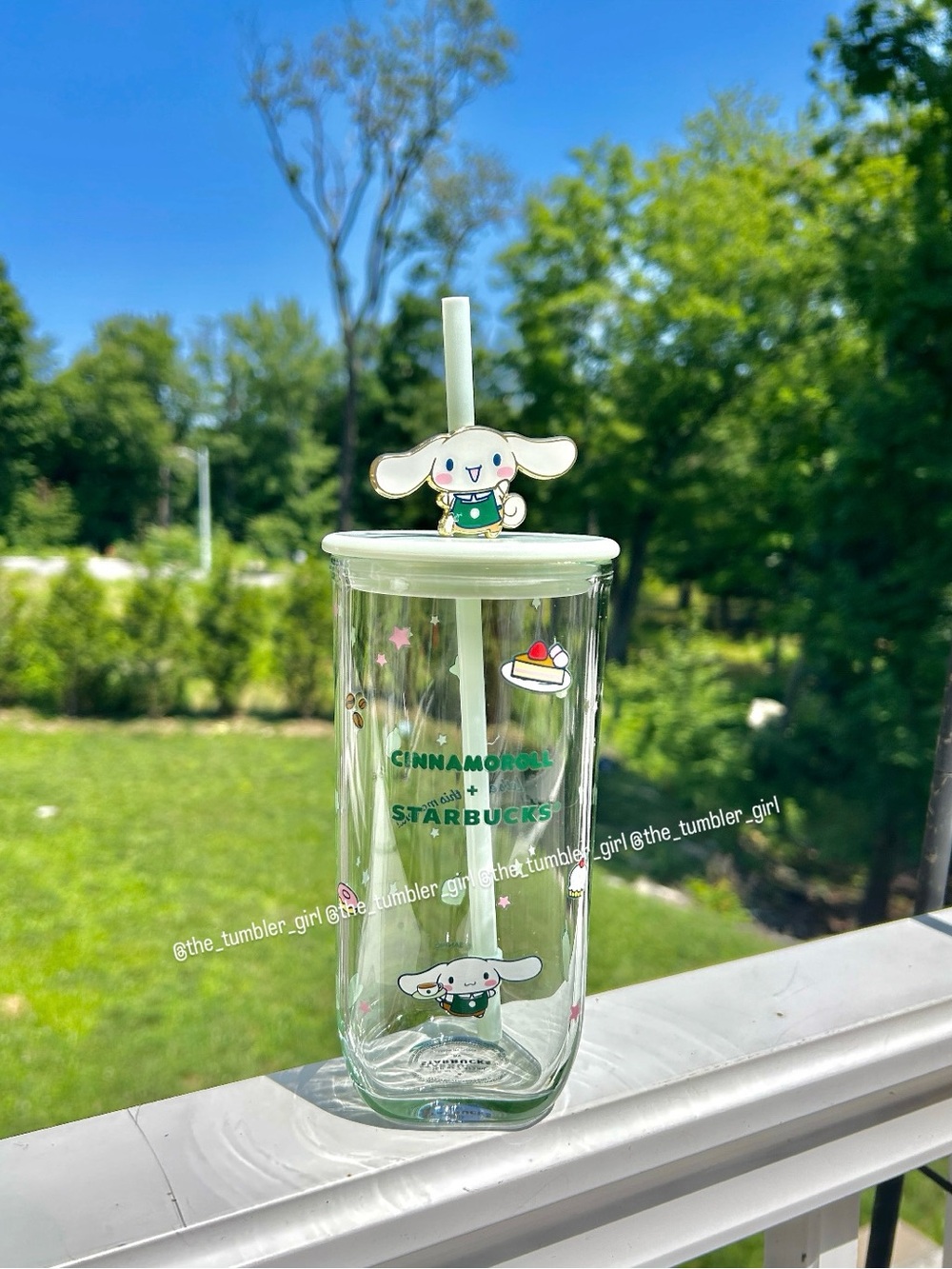 Starbucks Philippines Exclusive Cinnamoroll Series 16oz Glass Cold Cup